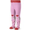 Pančuchy na zimu pre dievčatá s hubičkami ružové 86/92 Pančuchy na zimu pre dievčatá s hubičkami ružové 86/92