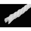 Bavlnená šnúra na výrobu macrame dúhy Ø12 mm - biela Bavlnená šnúra na výrobu macrame dúhy Ø12 mm - biela