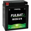 FULBAT FB12A-A/B 12V 12Ah 155A (YB12A-A/B) 134x80x161mm L+ GEL bezúdržbová motobatéria FULBAT FB12A-A/B 12V 12Ah 155A (YB12A-A/B) 134x80x161mm L+ GEL bezúdržbová motobatéria