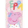 UTIERKA uteráčik na ruky Prasiatko Peppa 30x50 cm UTIERKA uteráčik na ruky Prasiatko Peppa 30x50 cm
