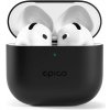 Epico silikónový kryt pre Airpods 4 - čierny Epico silikónový kryt pre Airpods 4 - čierny
