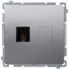Zásuvka 1xHDMI strieb. mat.metal. SIMON Basic (simon) Zásuvka 1xHDMI strieb. mat.metal. SIMON Basic (simon)