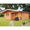 BPP Víkendová drevená chatka Denis 595x595 cm, 70 mm BPP Víkendová drevená chatka Denis 595x595 cm, 70 mm