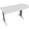 Doplnkový stôl Flex, 160x75,5x80 cm, biela/kov Doplnkový stôl Flex, 160x75,5x80 cm, biela/kov