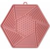 EPICPET Podložka lízacia Epic Pet Lick&Snack hexagon svetlo ružový 17x15cm EPICPET Podložka lízacia Epic Pet Lick&Snack hexagon svetlo ružový 17x15cm