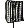 Dáždnik softbox čierny 70 x 70 cm s voštinovým plástom Dáždnik softbox čierny 70 x 70 cm s voštinovým plástom