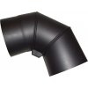 koleno kouřové otočné 150mm/90st. t.1,5mm ČER koleno kouřové otočné 150mm/90st. t.1,5mm ČER