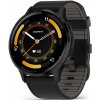 Garmin Venu 3 Slate / Black, Black Leather Band