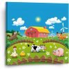 Sablio Obraz Farma - 50x50 cm Sablio Obraz Farma - 50x50 cm