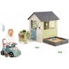 Set domček s pieskoviskom a odrážadlo s chodítkom 2v1 Square Playhouse Life Smoby rozšíriteľný s elektronickým zvončekom a predzáhradkou Set domček s pieskoviskom a odrážadlo s chodítkom 2v1 Square Playhouse Life Smoby rozšíriteľný s elektronickým zvončekom a predzáhradkou