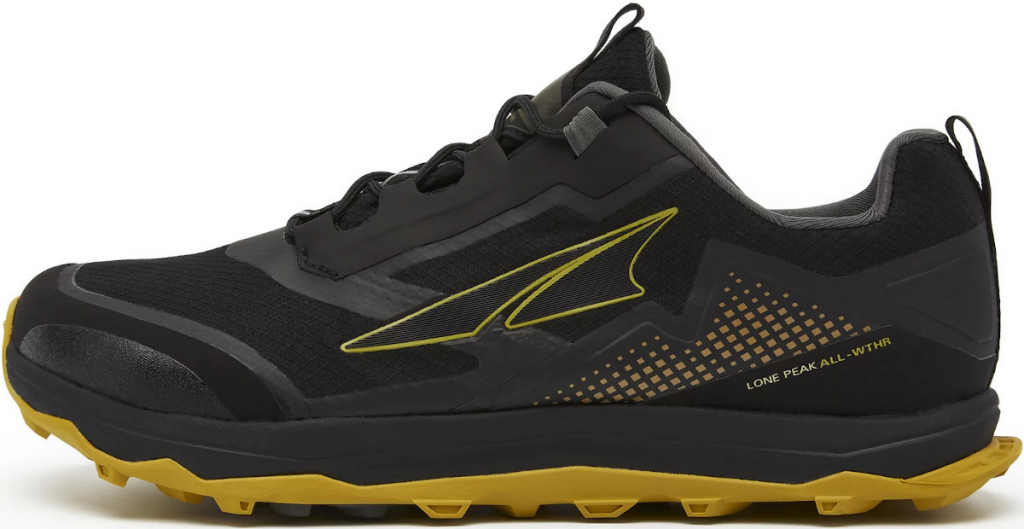 Altra Man Lone Peak ALLWTHR low Black Yellow