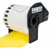 PRINTLINE kompatibilné etikety s Brother DK-22606, žltá papierová rolka 62 x 15,24m PRINTLINE kompatibilné etikety s Brother DK-22606, žltá papierová rolka 62 x 15,24m