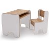 detský stôl Timi + stolička MDF farba biela / dub craft zlatý detský stôl Timi + stolička MDF farba biela / dub craft zlatý