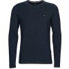Tommy Hilfiger Tričká s dlhým rukávom STRETCH SLIM FIT LONG SLEEVE TEE Modrá Tommy Hilfiger Tričká s dlhým rukávom STRETCH SLIM FIT LONG SLEEVE TEE Modrá