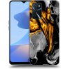 Picasee silikónový čierny obal pre OPPO A16 - Black Gold Picasee silikónový čierny obal pre OPPO A16 - Black Gold