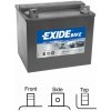 Exide GEL12-30 motobaterie GEL 12V 30Ah 180A 197x132x186 LEVÁ Exide GEL12-30 motobaterie GEL 12V 30Ah 180A 197x132x186 LEVÁ