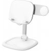 Stojan / držiak BASEUS pre Apple iPhone / iPad - podpora MagSafe - plast / kov - biely / strieborný Stojan / držiak BASEUS pre Apple iPhone / iPad - podpora MagSafe - plast / kov - biely / strieborný