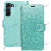 Púzdro MEZZO Samsung Galaxy S22 5G (S901) knižka Green Mandala Púzdro MEZZO Samsung Galaxy S22 5G (S901) knižka Green Mandala