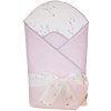 Eko Zavinovačka bavlnená s potlačou a kokosovým vnútrom Light Pink