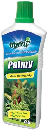 Agro Tekuté hnojivo pre palmy a iné zelené rastliny 0,5 l