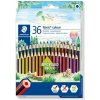 Farebné ceruzky, sada, šesťhranné, STAEDTLER Noris Colour 185, 36 rôznych farieb Farebné ceruzky, sada, šesťhranné, STAEDTLER Noris Colour 185, 36 rôznych farieb