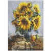 Diamantové maľovanie - výšivka - 30x40 cm - kytica slnečníc Diamantové maľovanie - výšivka - 30x40 cm - kytica slnečníc