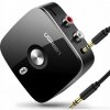 Ugreen Bluetooth 5.1 adaptér, prijímač aptX, 2RCA / 3,5 mm mini jack, čierny Ugreen Bluetooth 5.1 adaptér, prijímač aptX, 2RCA / 3,5 mm mini jack, čierny