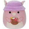 Squishmallows: Peter, ružové prasiatko s kokteilom a čiapkou - 20 cm Squishmallows: Peter, ružové prasiatko s kokteilom a čiapkou - 20 cm