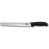 Victorinox 5.4233.25 Fibrox nárezový nôž na slaninu, 25 cm zúbkovaná oblá čepeľ, čierny Victorinox 5.4233.25 Fibrox nárezový nôž na slaninu, 25 cm zúbkovaná oblá čepeľ, čierny