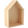 ČistéDrevo Drevená polička domček - veľká ČistéDrevo Drevená polička domček - veľká