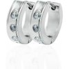 Náušnice krúžky so zirkónmi z chirurgickej ocele S113193040 Náušnice krúžky so zirkónmi z chirurgickej ocele S113193040