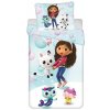 Jerry Fabrics Obliečky z mikrovlákna Gabby's Dollhouse bubbles 140x200 70x90