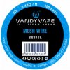 Vandy Vape Mesh Wire pletivo pre clearomizéry SS316L 1,5m mesh: 300