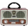 Retro rádio MEIER M-111BT s Bluetooth a diaľkovým ovládačom - svetlé Retro rádio MEIER M-111BT s Bluetooth a diaľkovým ovládačom - svetlé
