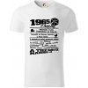 1965 v kocke - Tričko z organickej bavlny - 3XL ( Biela ) 1965 v kocke - Tričko z organickej bavlny - 3XL ( Biela )