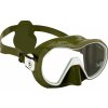 Maska AQUA LUNG Plazma biely rám/olivový silikón Maska AQUA LUNG Plazma biely rám/olivový silikón