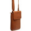 The Chesterfield Brand Kožená kabelka na mobil Langley C48.1324 hnědá The Chesterfield Brand Kožená kabelka na mobil Langley C48.1324 hnědá