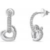 Oceľové náušnice so zirkónmi GUESS L.O.V.E. JUBE05465JWRHT Oceľové náušnice so zirkónmi GUESS L.O.V.E. JUBE05465JWRHT