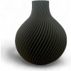 Váza wave 3 Zvoľte farbu: Čierna, Velkosť nova kolekcia: S - 170mm Váza wave 3 Zvoľte farbu: Čierna, Velkosť nova kolekcia: S - 170mm