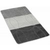 Kvalitex Kúpeľňová predložka Geometria sivá, 60 x 100 cm Kvalitex Kúpeľňová predložka Geometria sivá, 60 x 100 cm