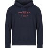Tommy Hilfiger Mikiny OVAL GRAPHIC HOODIE Modrá Tommy Hilfiger Mikiny OVAL GRAPHIC HOODIE Modrá