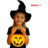 Halloweensky kotlík - Tekvica s uchom so svetlom Halloweensky kotlík - Tekvica s uchom so svetlom