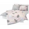 Stanex bavlnené posteľné obliečky Paprade ružovo-sivé - 140x220 cm + 90x70 cm Stanex bavlnené posteľné obliečky Paprade ružovo-sivé - 140x220 cm + 90x70 cm