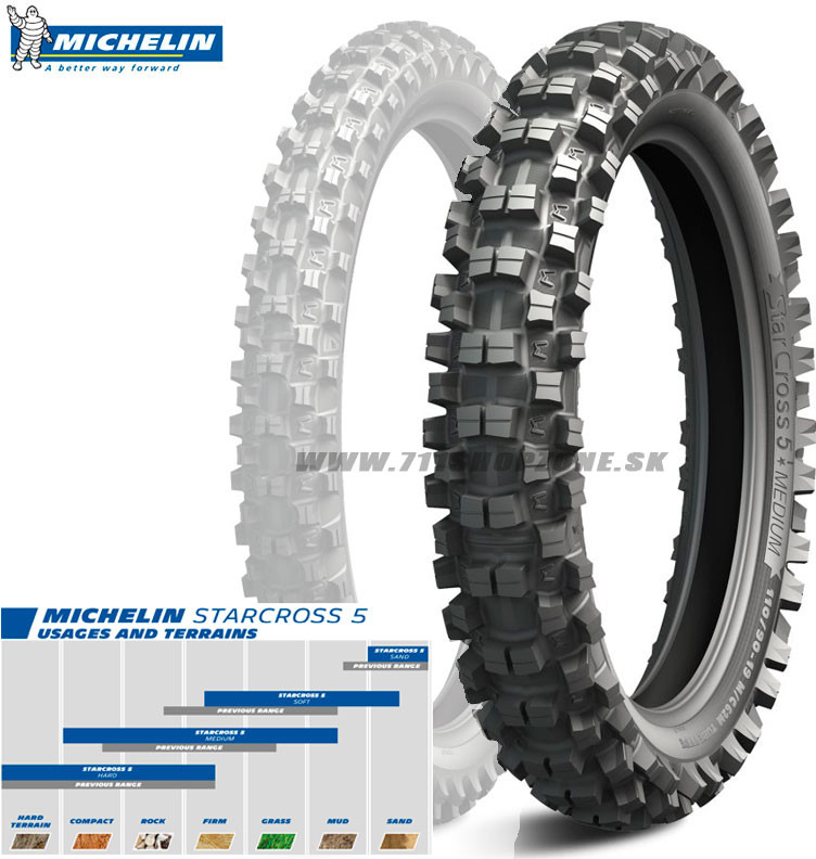 Michelin Starcross 5 Medium 100/90 R19 57M