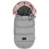 Detský fusak Baby Nellys STYLE 4 v 1 s kožušinkou a mašličkou, 110 x 50 cm, sivý Detský fusak Baby Nellys STYLE 4 v 1 s kožušinkou a mašličkou, 110 x 50 cm, sivý
