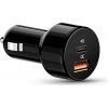 Genius PD-36AC-Car, Napájecí adaptér, do auta, 36W, 1× USB-C, 1× USB, PD 3.0, QC 3.0, černý 32590008400 Genius PD-36AC-Car, Napájecí adaptér, do auta, 36W, 1× USB-C, 1× USB, PD 3.0, QC 3.0, černý 32590008400