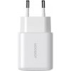 Joyroom JR-TCF21 Network Charger USB-C/USB-A 20W PD/QC 3.0 - white Joyroom JR-TCF21 Network Charger USB-C/USB-A 20W PD/QC 3.0 - white