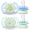 Philips Avent cumlík Ultrastart nočný chlapec 2 ks 9029049 Philips Avent cumlík Ultrastart nočný chlapec 2 ks 9029049