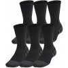 Under Armour | Under Armour Performance Tech 6-Pack Crew Socks | čierna| XL Under Armour | Under Armour Performance Tech 6-Pack Crew Socks | čierna| XL