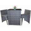 LACESTONE Sada balkónový záhradný nábytok 2 stoličky + záhradný stôl M17384
